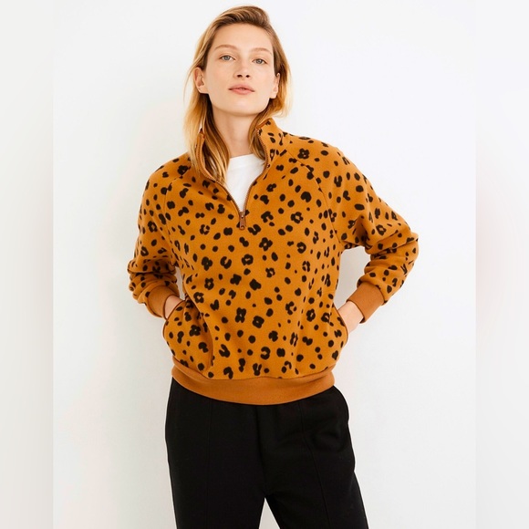 Madewell Leopard Print Pullover XS - Picture 5 of 11
